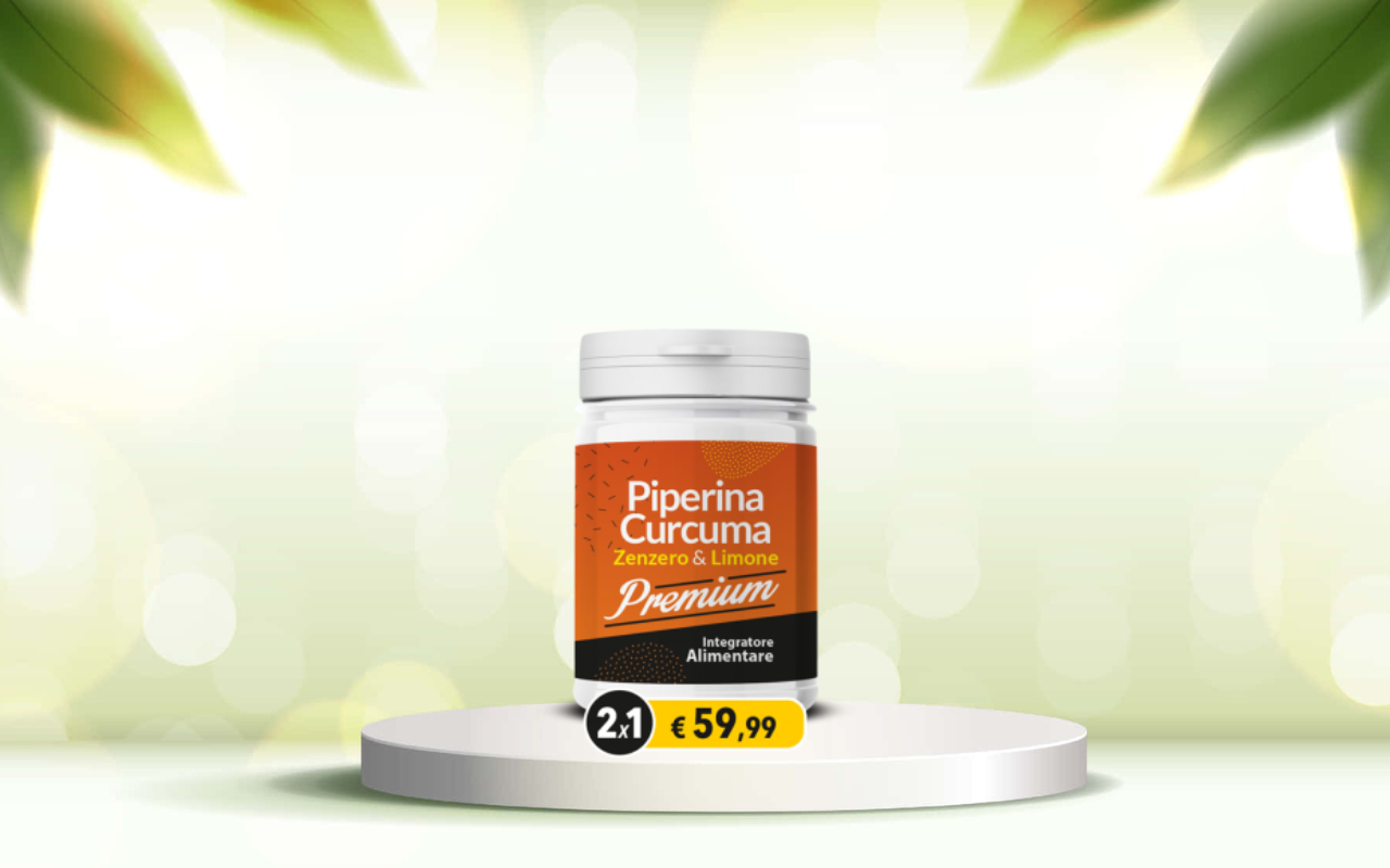 Scopri come depurare l’intestino e perdere peso con piperina e curcuma premium